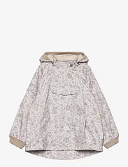 Mini A Ture - MATWAI fleece lined printed spring jacket. GRS - anoraks - print fossilized shells - 1