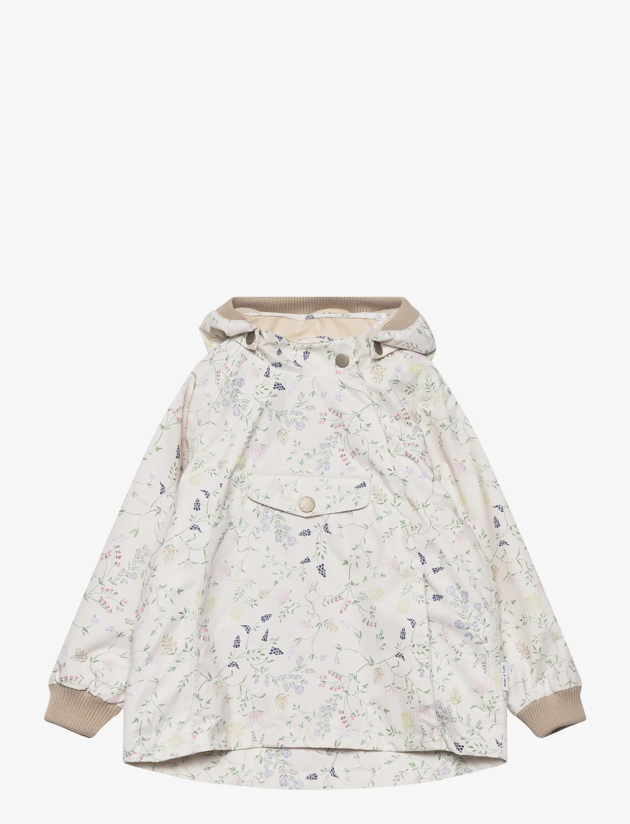 Mini A Ture - MATWAI fleece lined printed spring jacket. GRS - anoraks - print ancient flowers - 1