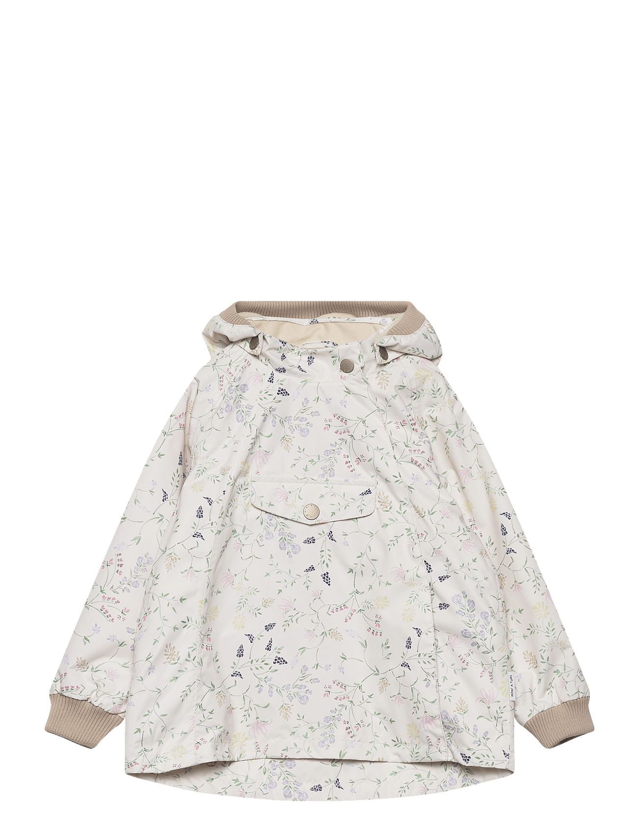 MATWAI fleece lined printed spring jacket. GRS - PRINT ANCIENT FLOWERS