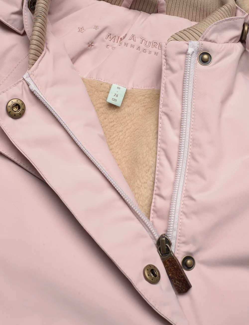 MINI A TURE - MATWANG fleece lined winter jacket. GRS - daunen- und steppjacken - adobe rose - 3