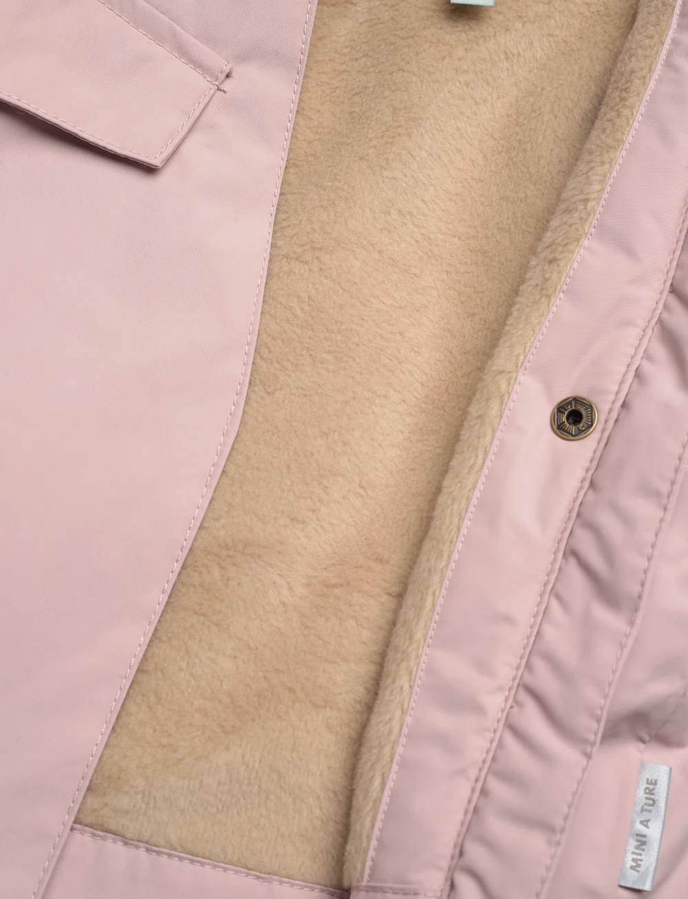 MINI A TURE - MATWANG fleece lined winter jacket. GRS - daunen- und steppjacken - adobe rose - 5