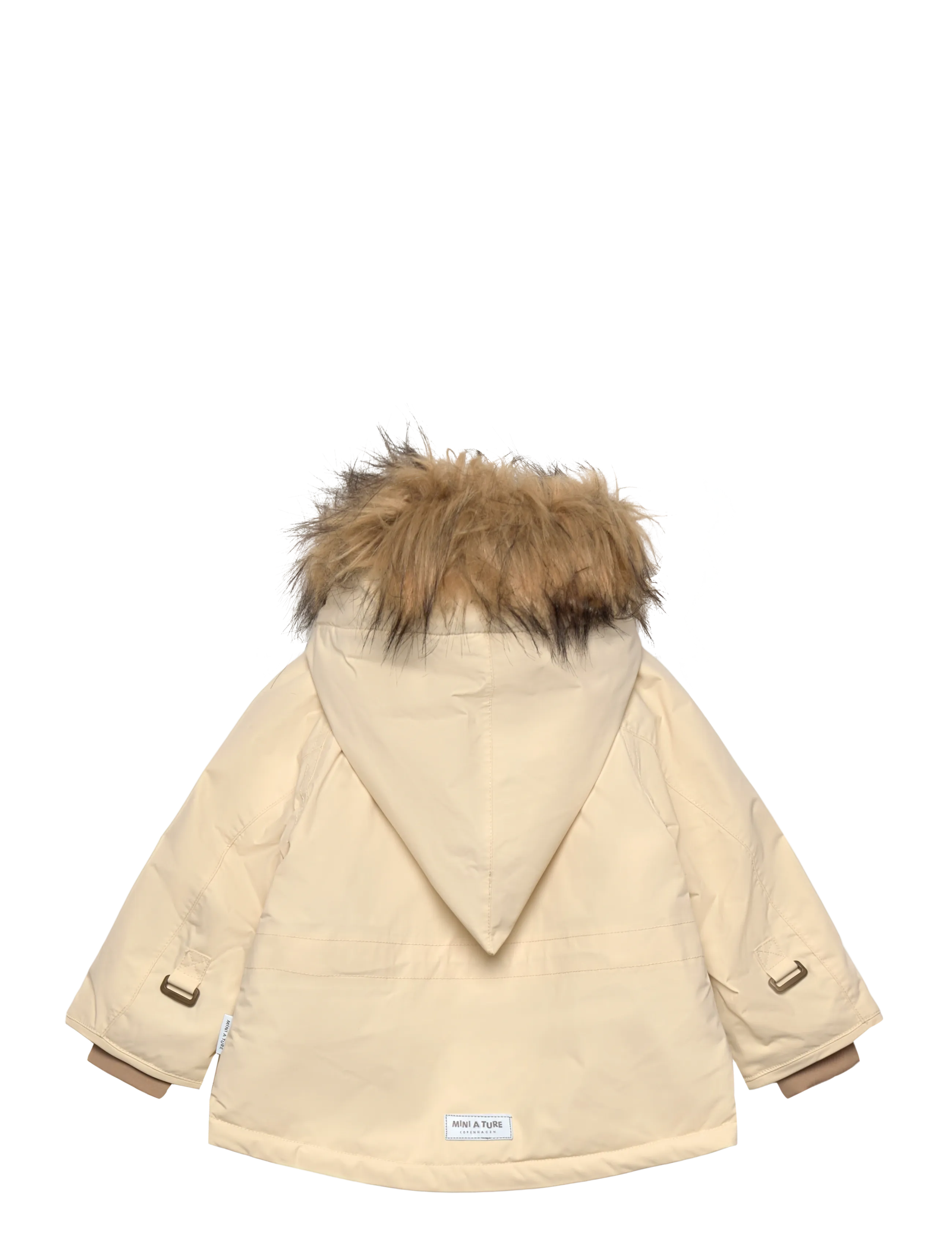 MINI A TURE - MATWANG fleece lined winter jacket fake fur. GRS - angora cream - 1