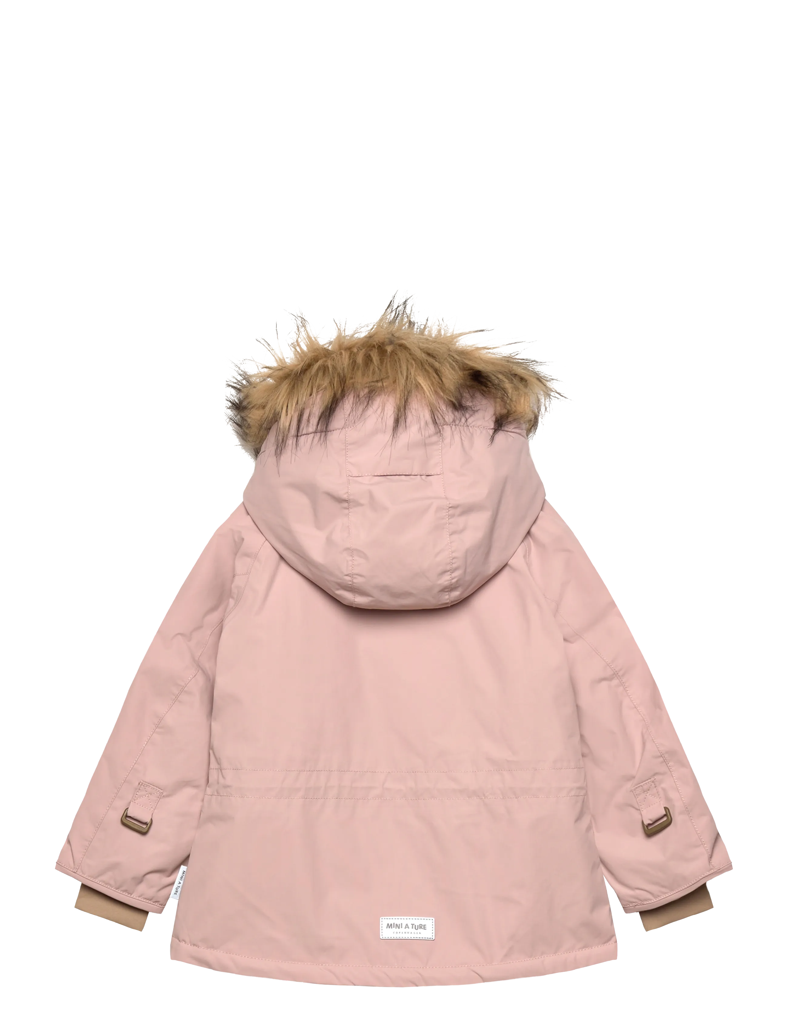 MINI A TURE - MATWALLY fleece lined winter jacket fake fur. GRS - adobe rose - 1