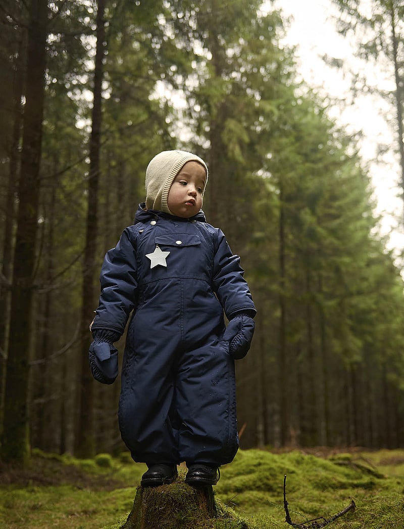 MINI A TURE - MATWISTI fleece lined snowsuit. GRS - outer space - 0