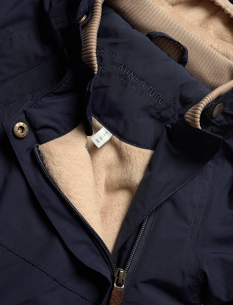 MINI A TURE - MATWISTI fleece lined snowsuit. GRS - outer space - 3