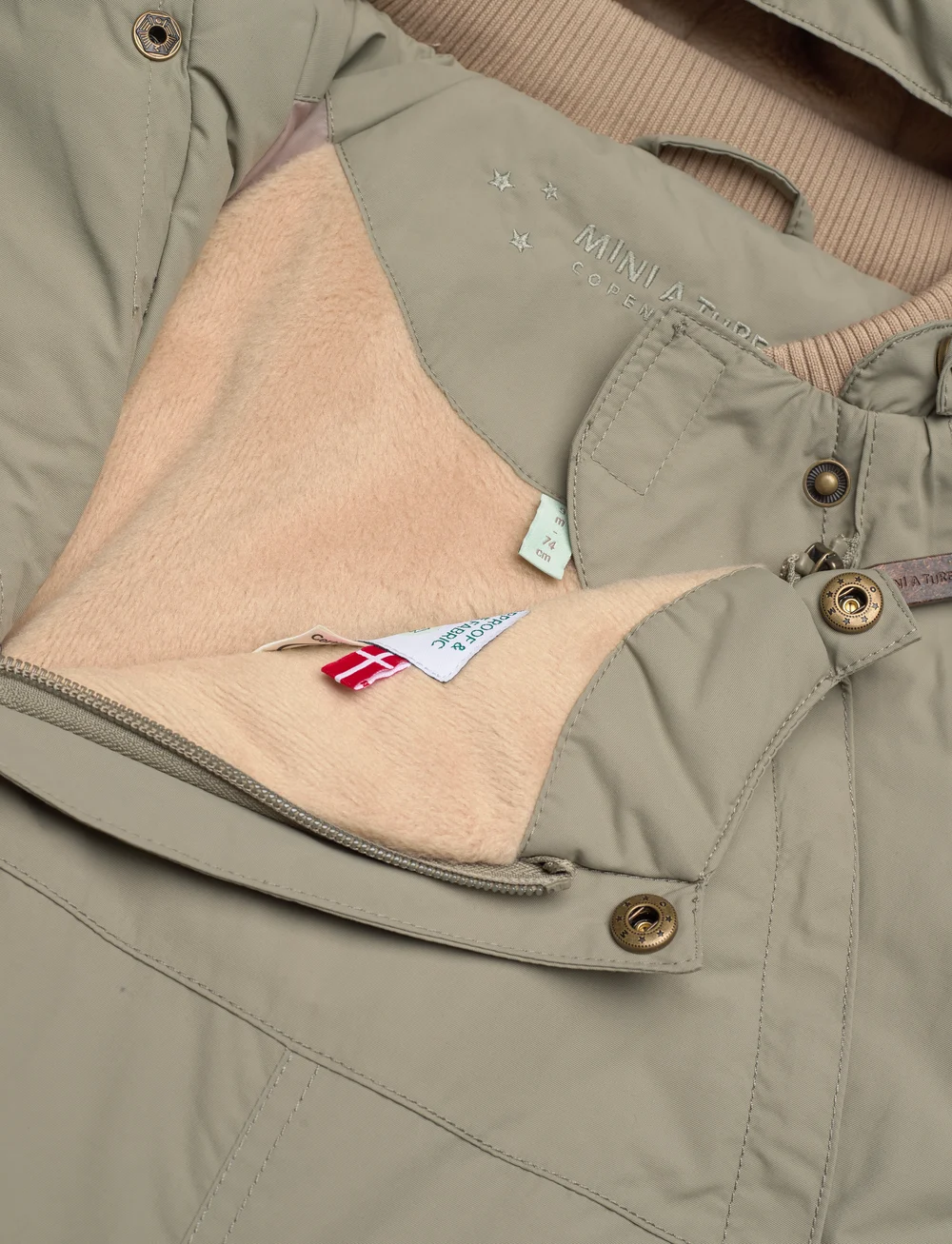 MINI A TURE - MATWISTI fleece lined snowsuit. GRS - schneeanzug - vert - 3