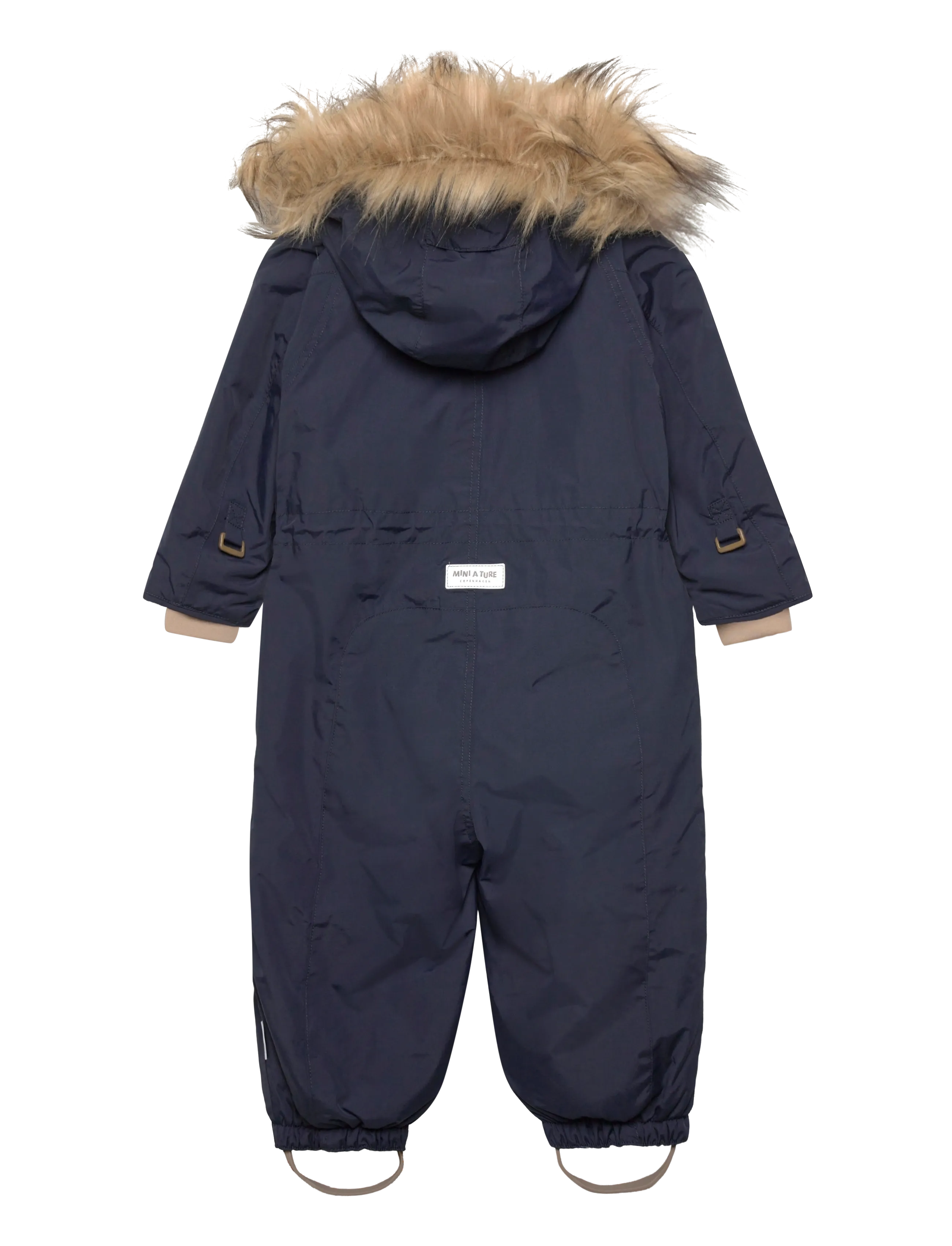 MINI A TURE - MATWISTI fleece lined snowsuit fake fur. GRS - outer space - 1