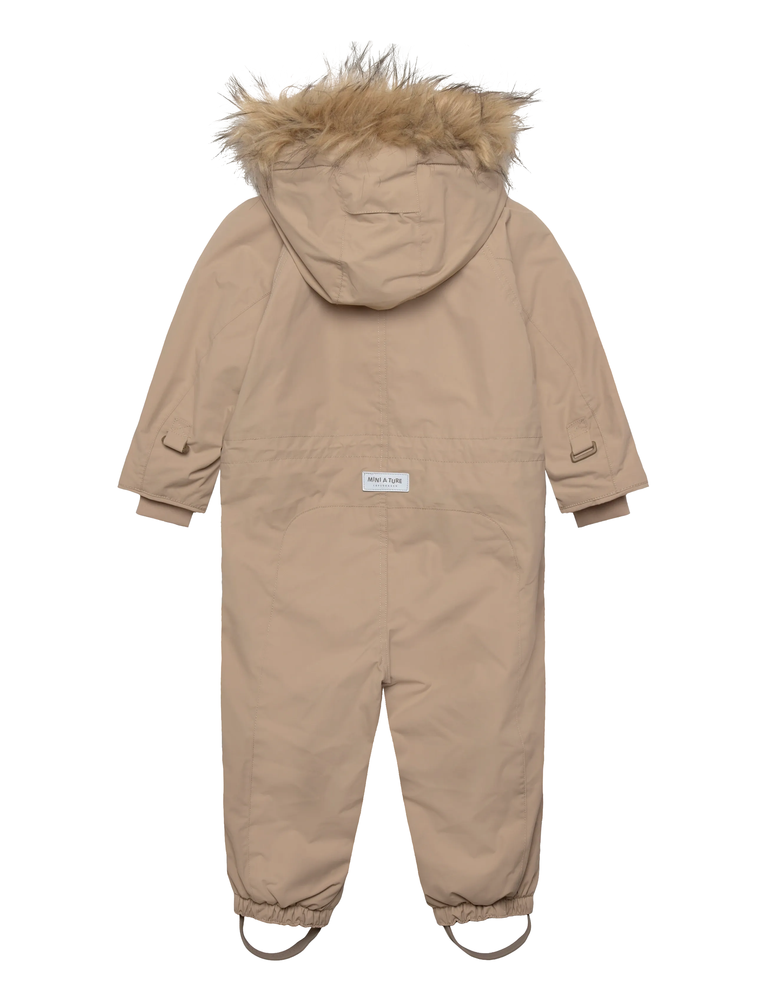 MINI A TURE - MATWISTI fleece lined snowsuit fake fur. GRS - savannah tan - 1