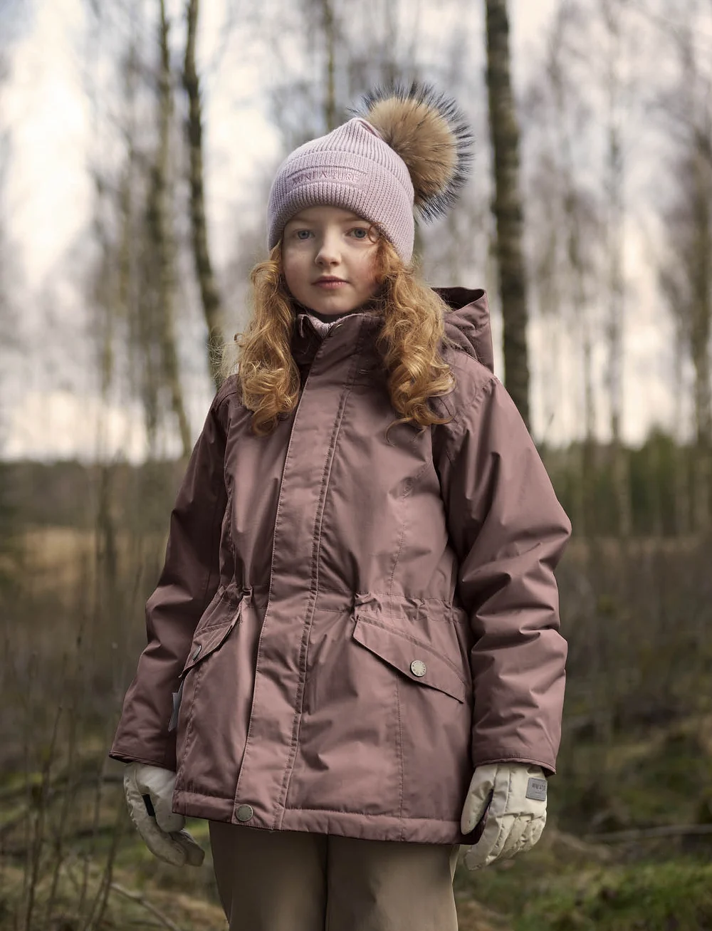 MINI A TURE - MATVELAJANNA winter jacket. GRS - daunen- und steppjacken - light plum - 0
