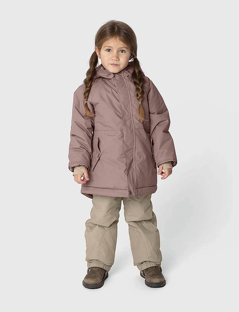 MINI A TURE - MATVIKANIA fleece lined winter jacket. GRS - light plum - 0
