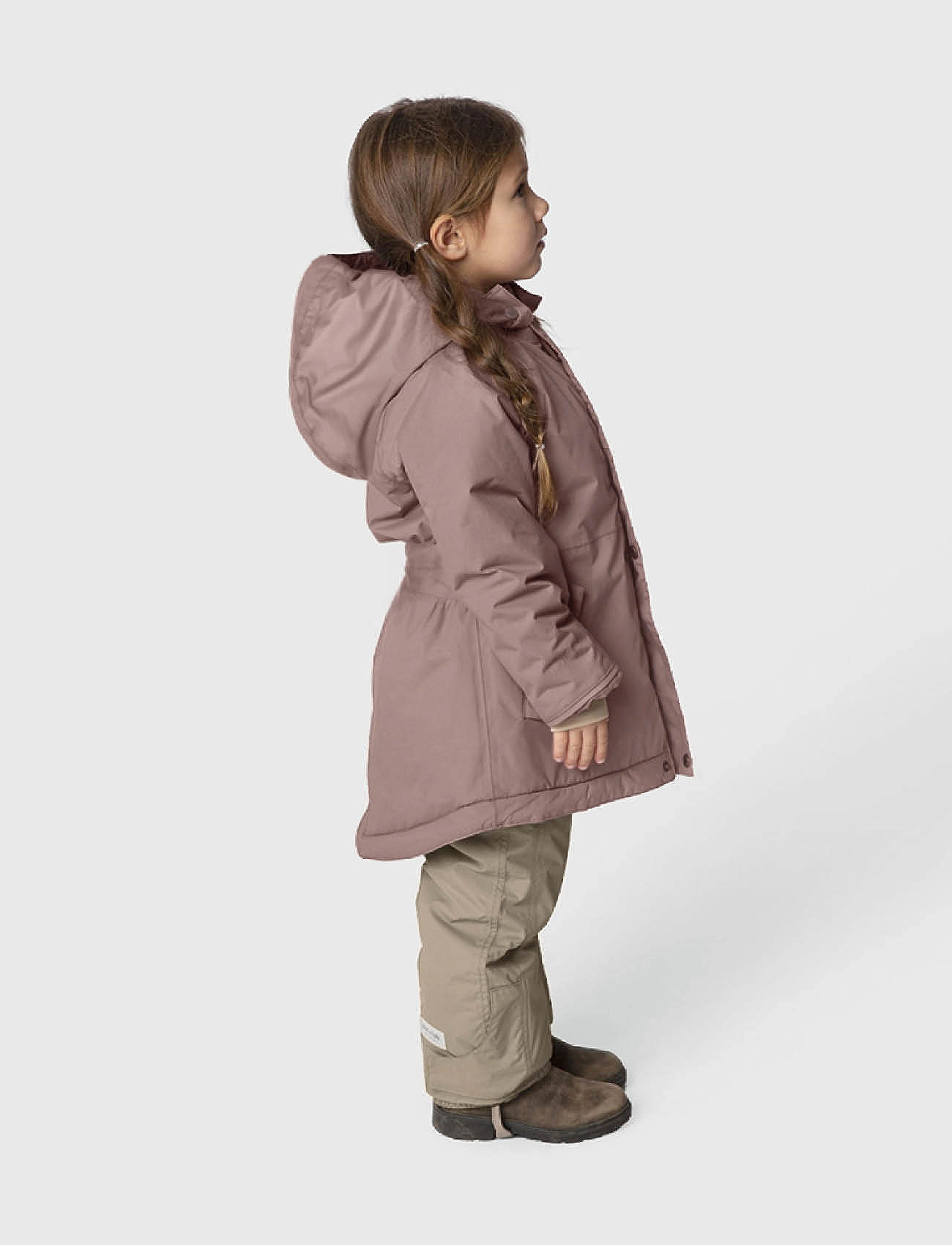 MINI A TURE - MATVIKANIA fleece lined winter jacket. GRS - light plum - 3