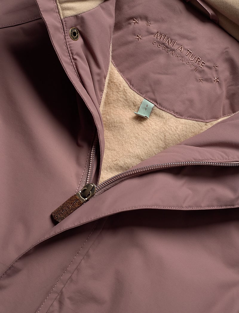 MINI A TURE - MATVIKANIA fleece lined winter jacket. GRS - light plum - 5