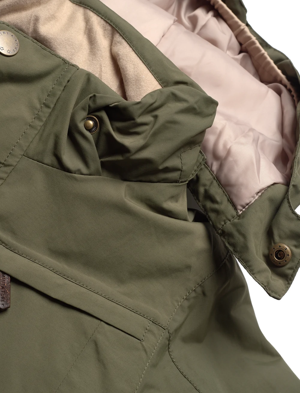 MINI A TURE - MATVESTYN winter jacket. GRS - daunen- und steppjacken - olive night - 3