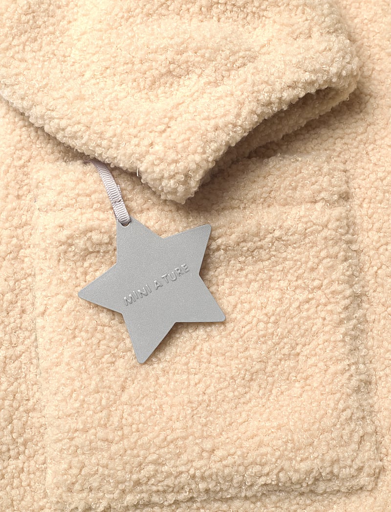 MINI A TURE - MATCAYKAS sherpa jacket. GRS - faux fur jakker - angora cream - 4