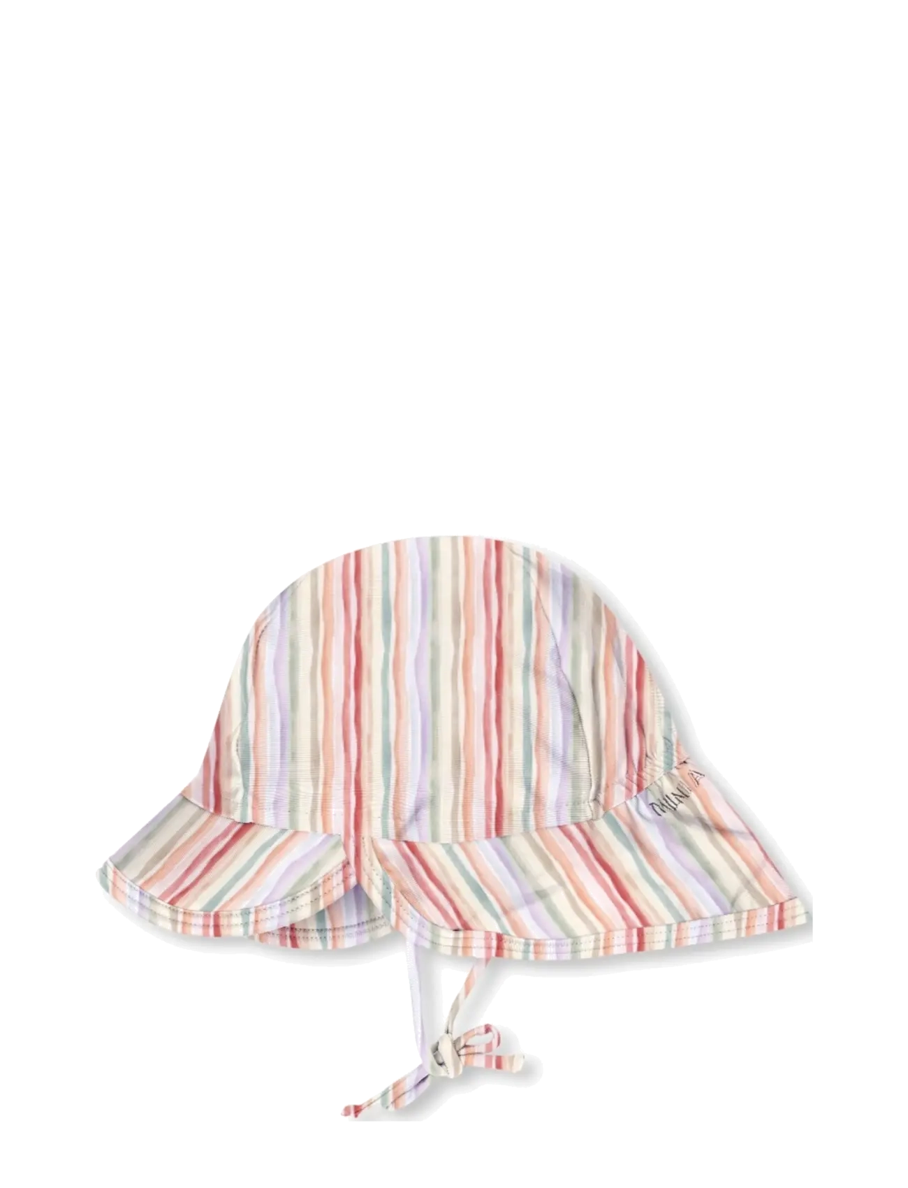 MINI A TURE MATGUSTAS printed UV sun hat. GRS - Mini A Ture - WAVY STRIPES / red