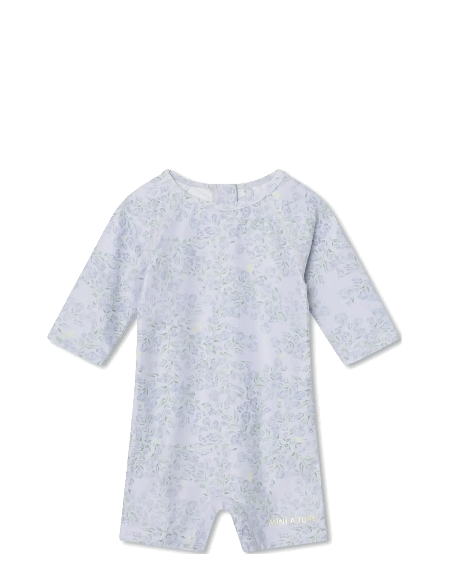 MINI A TURE - MATGOLDIE 3/4 printed suit. GRS - ujumistrikood - lavender fields - 0