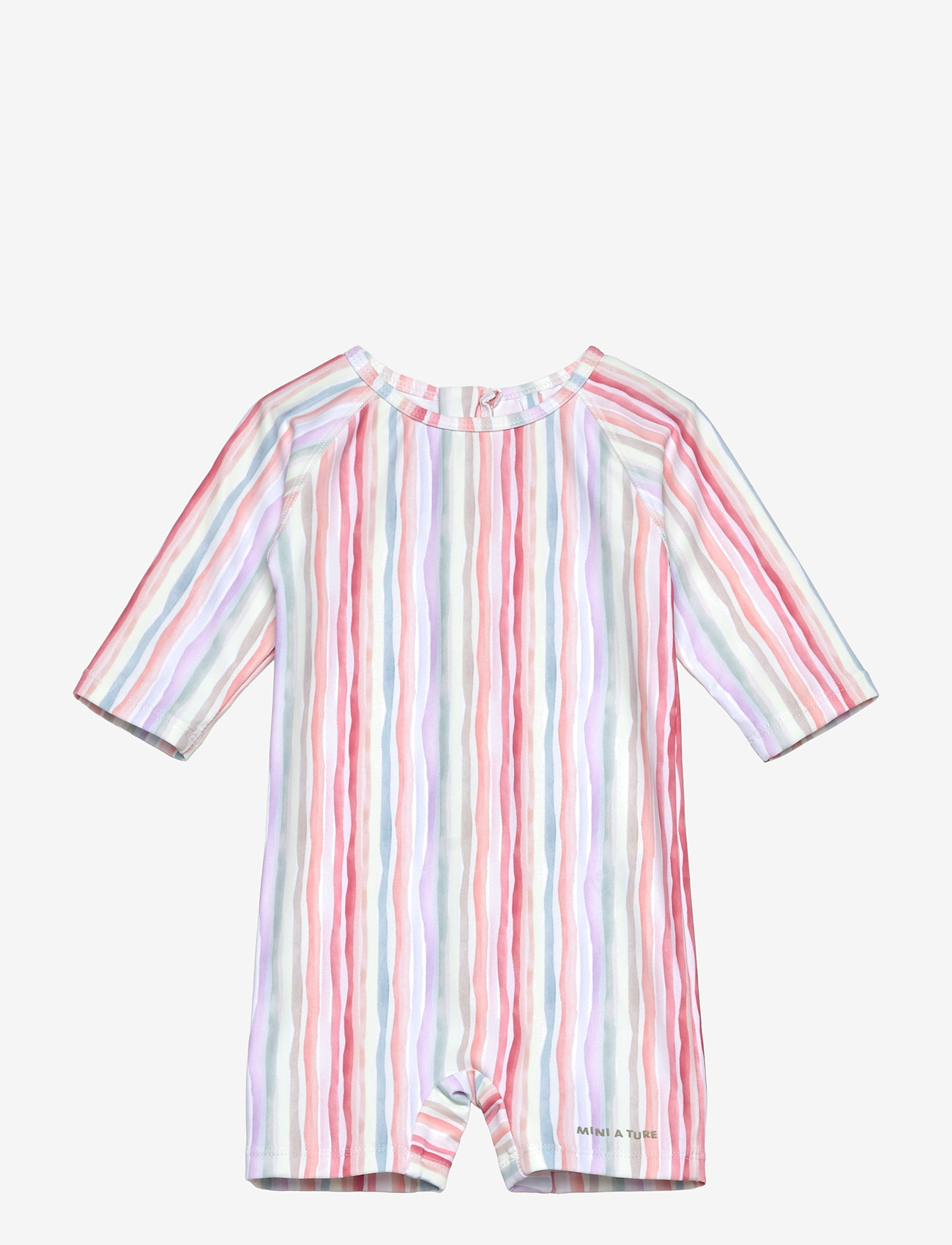 MINI A TURE - MATGOLDIE 3/4 printed suit. GRS - badpakken - wavy stripes - 0