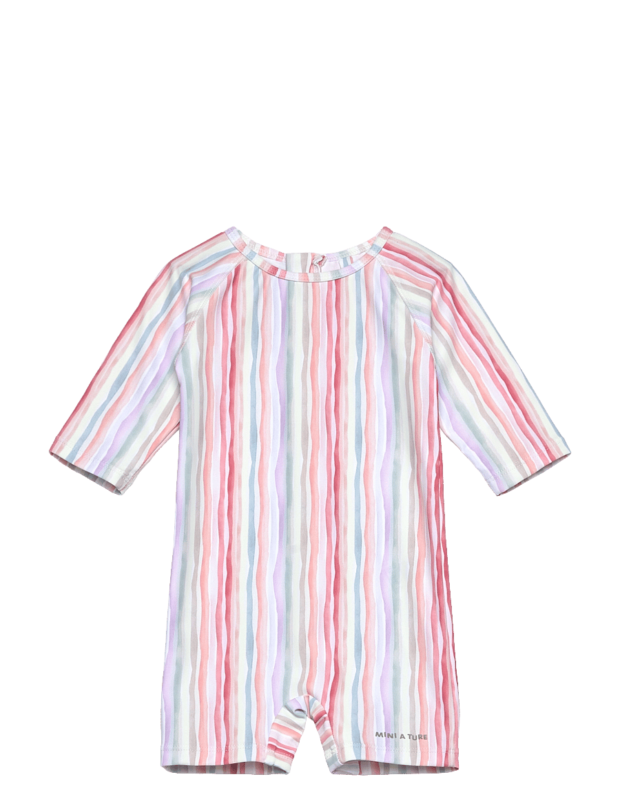 MINI A TURE - MATGOLDIE 3/4 printed suit. GRS - uimapuvut - wavy stripes - 0