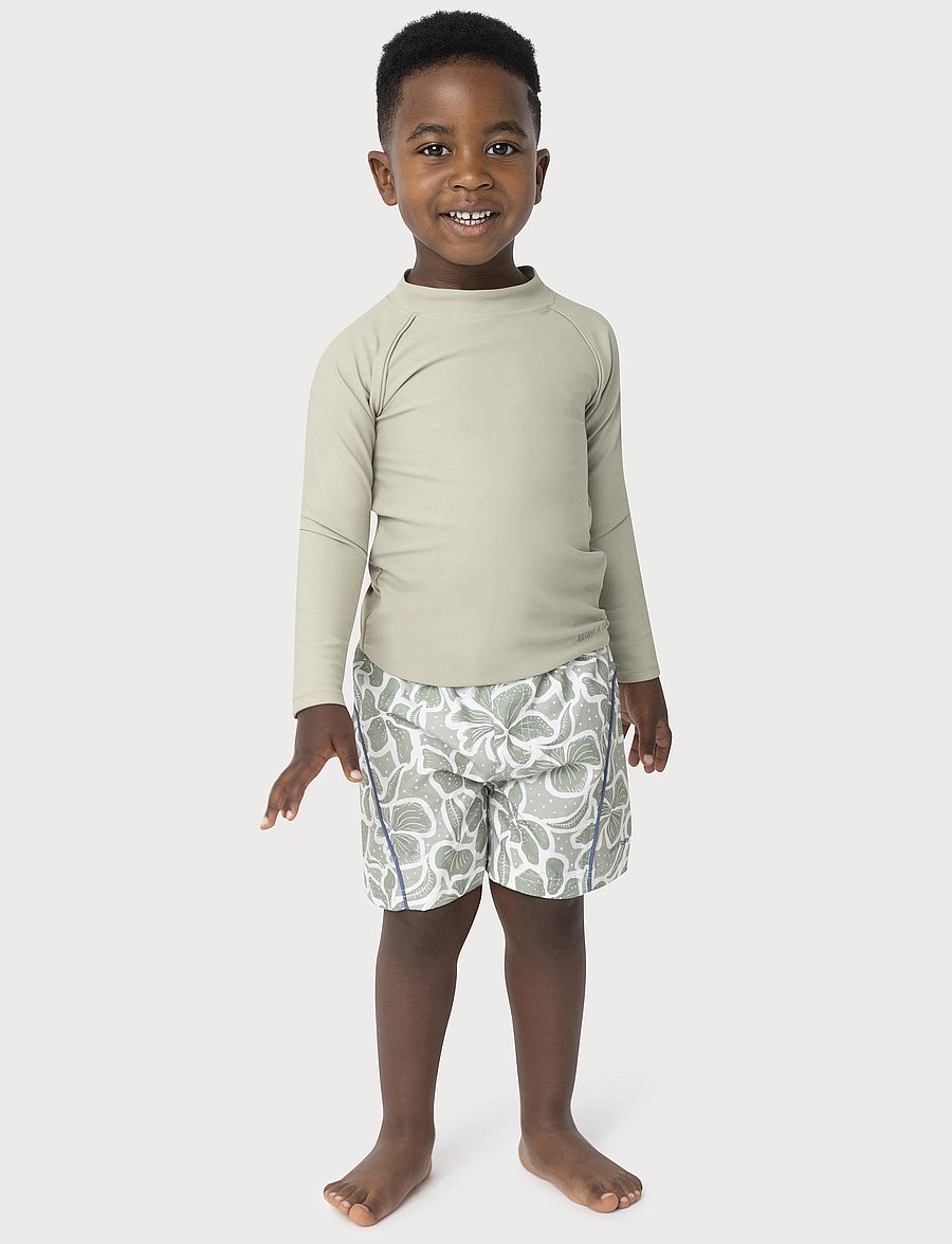 MINI A TURE - MATMAKI printed board shorts. GRS - badeshorts - green hawaii - 0