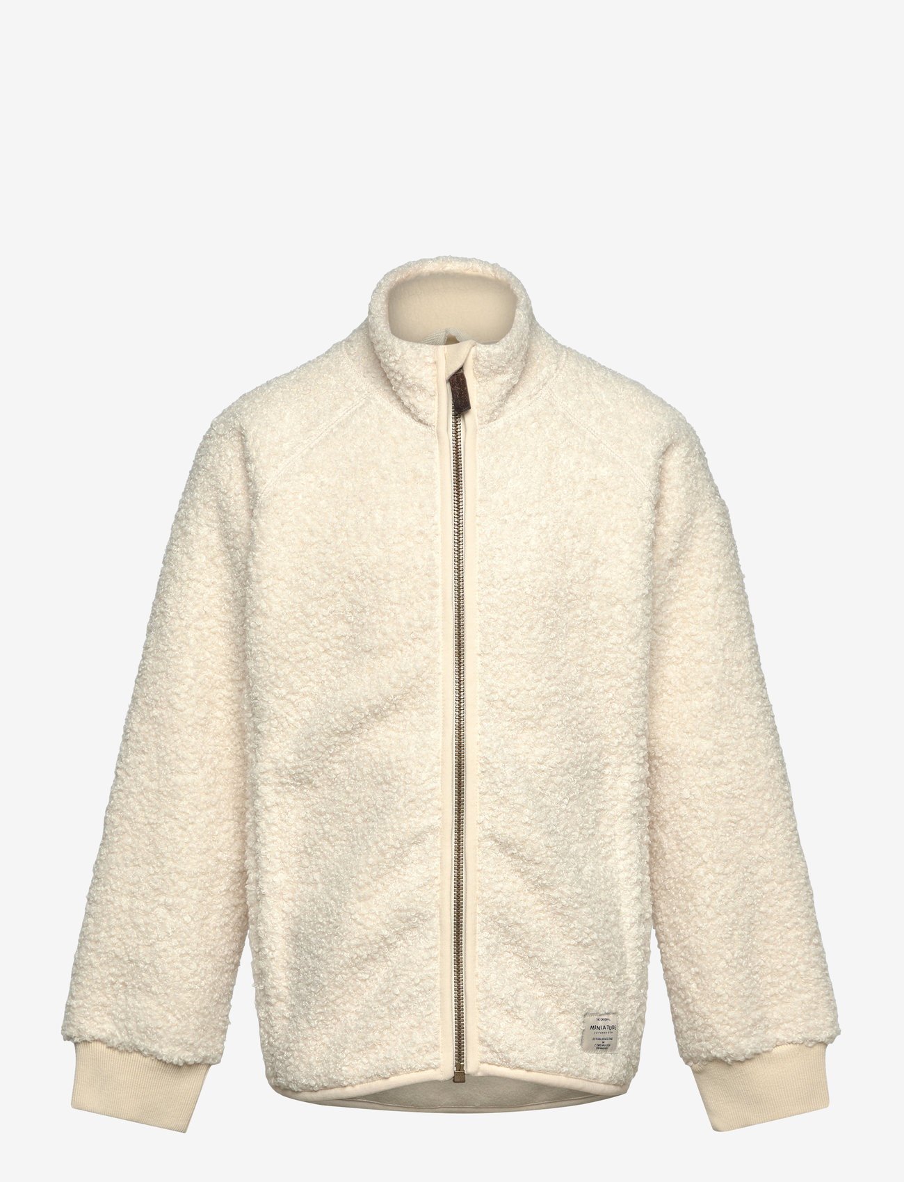 MINI A TURE - MATCEDRIC teddyfleece zip jacket. GRS - angora cream - 0