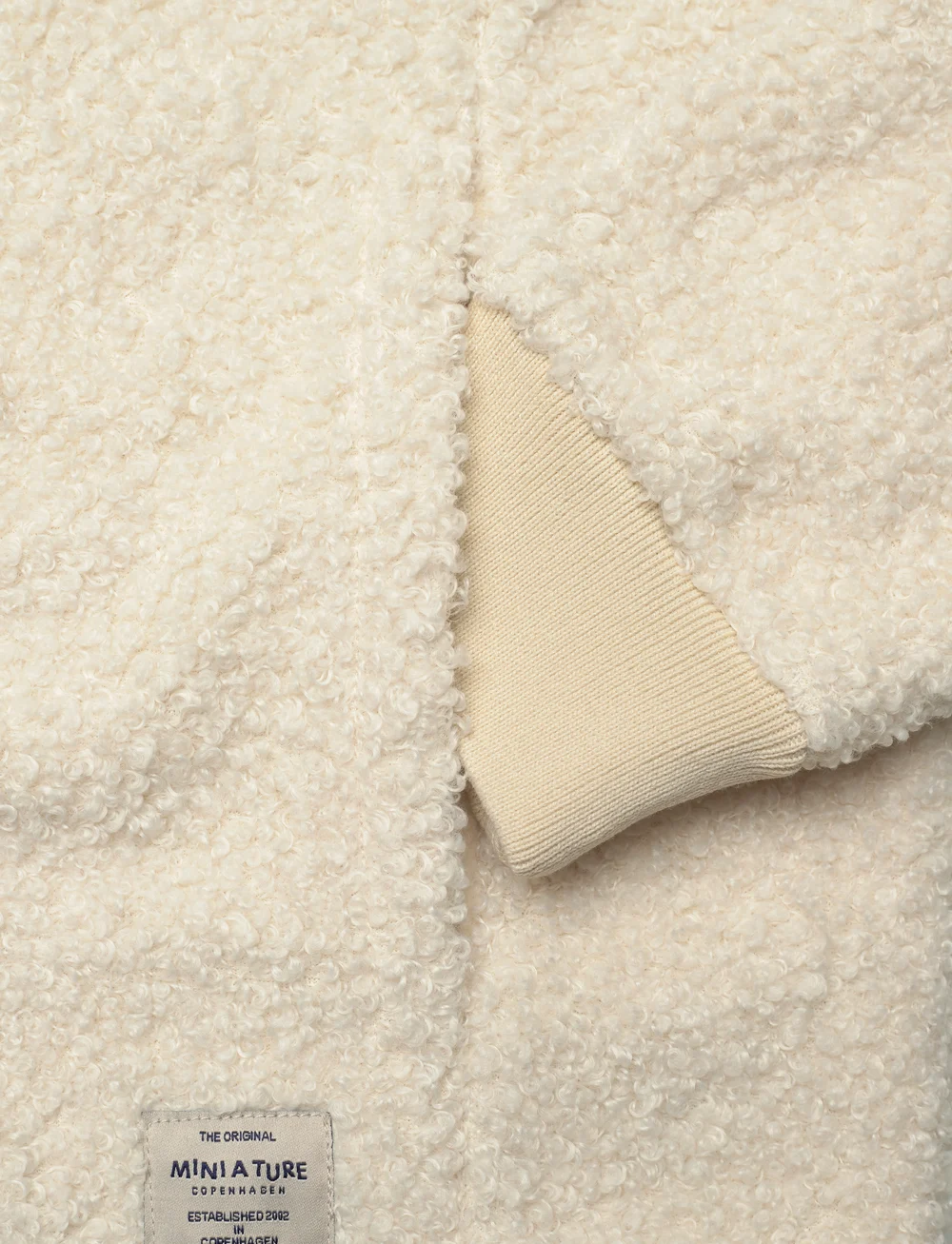 MINI A TURE - MATCEDRIC teddyfleece zip jacket. GRS - fleece jackets - angora cream - 3