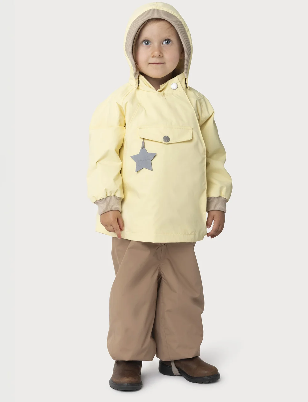 MINI A TURE - MATWAI fleece lined spring jacket. GRS - shell-jacken - double cream - 0