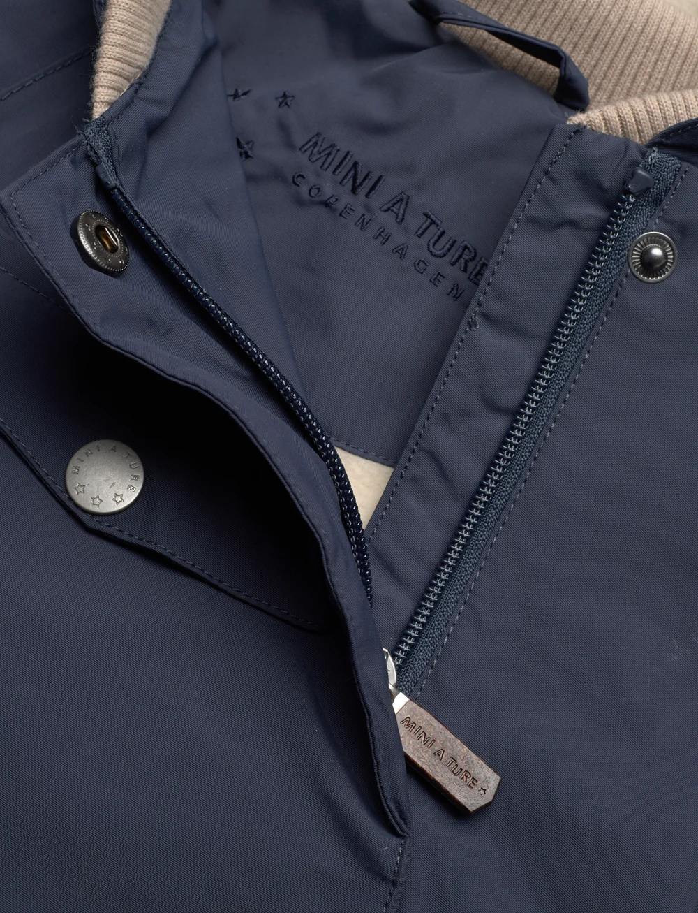 MINI A TURE - MATWAI fleece lined spring jacket. GRS - shell-jacken - ombre blue - 2