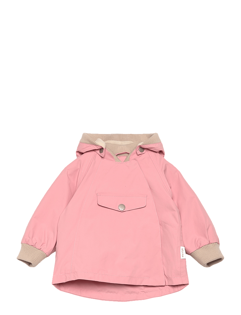 MINI A TURE - MATWAI fleece lined spring jacket. GRS - vestes imperméables et respirantes - rose tan - 1
