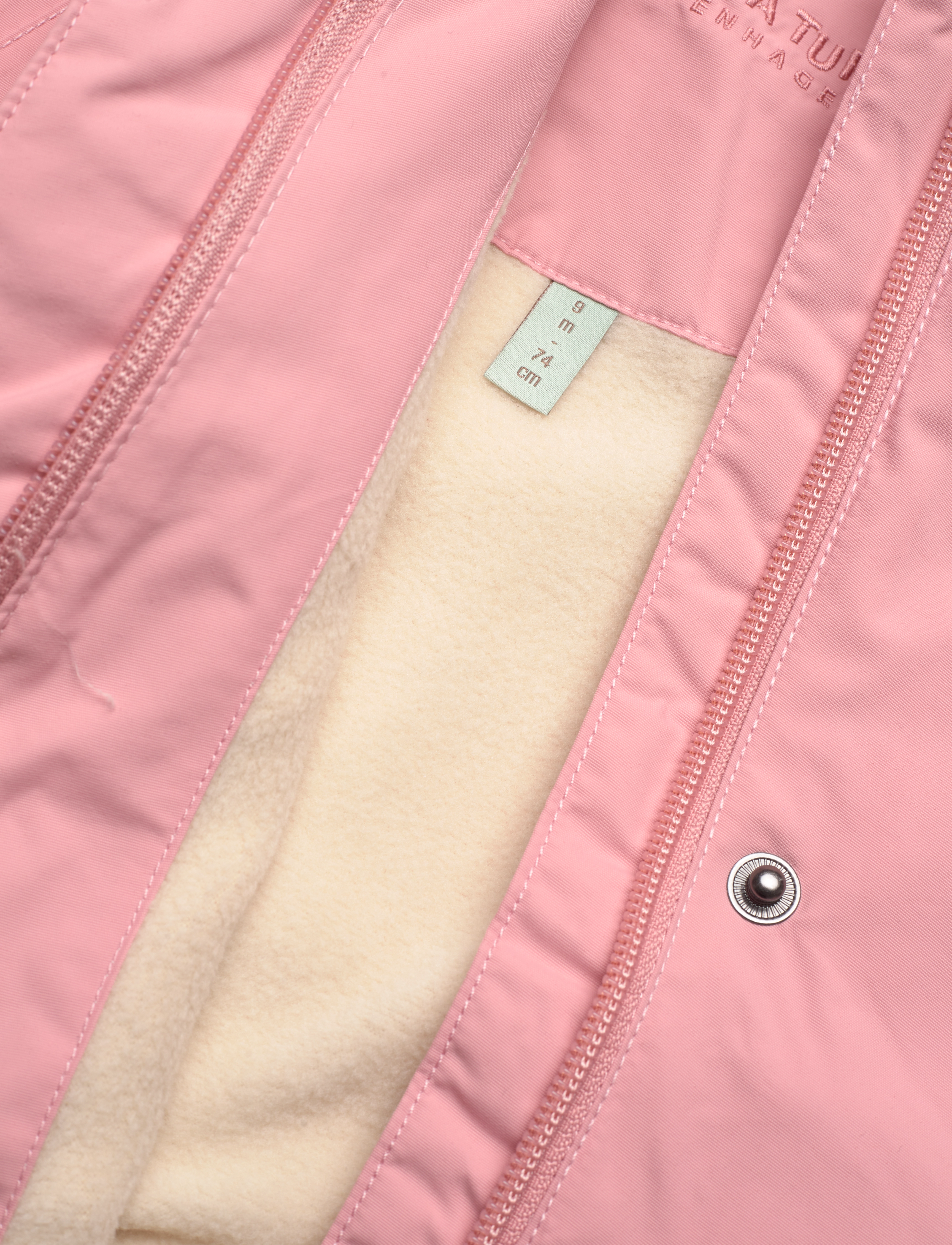 MINI A TURE - MATWAI fleece lined spring jacket. GRS - rose tan - 5