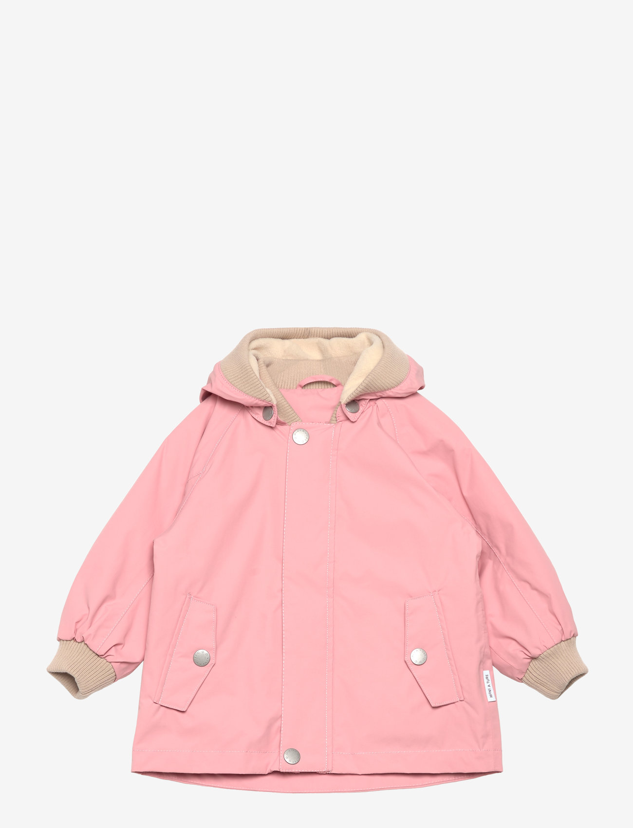 MINI A TURE - MATWALLY fleece lined spring jacket. GRS - rose tan - 0