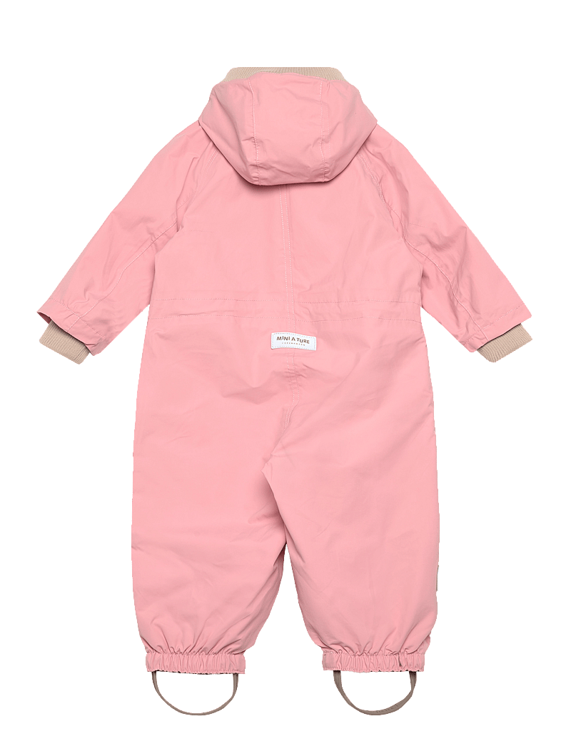 MINI A TURE - MATWISTO fleece lined spring coverall. GRS - softshelloveraller - rose tan - 1