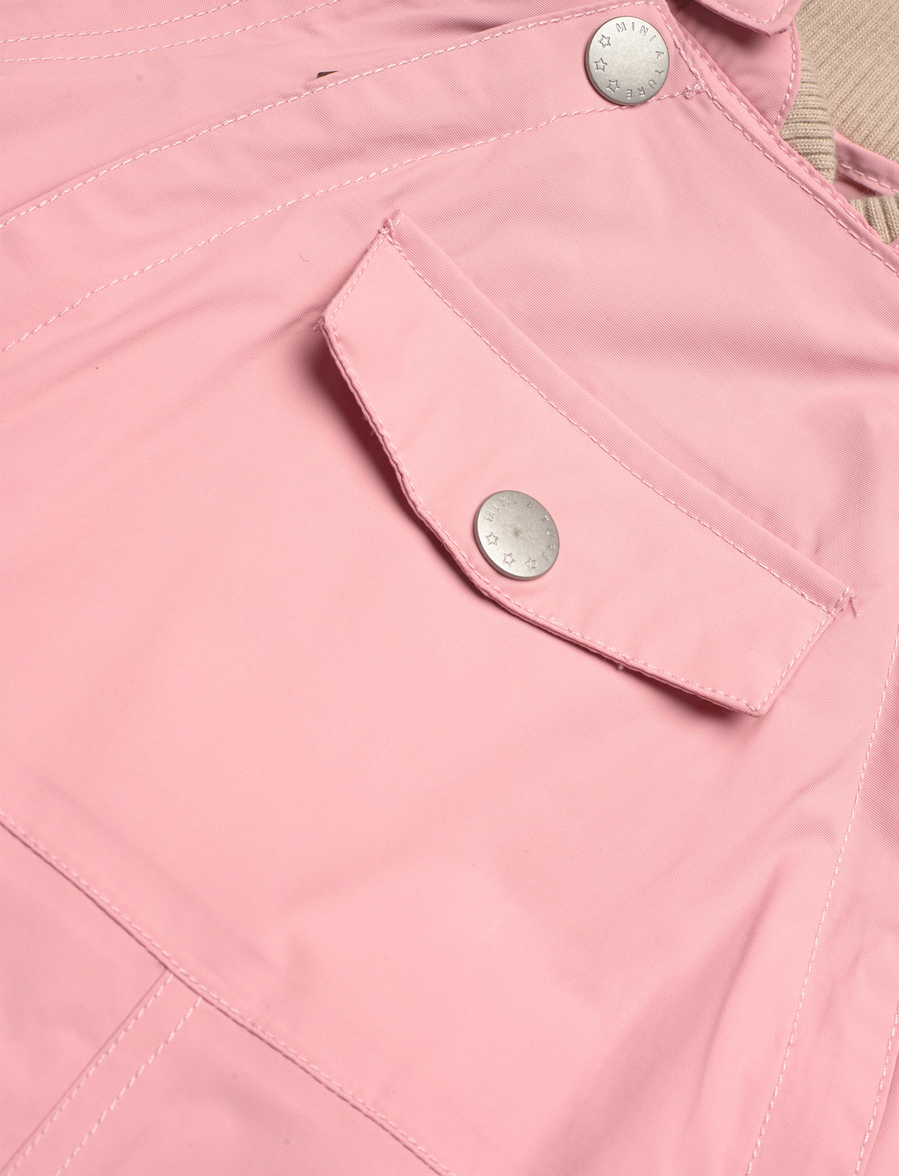 MINI A TURE - MATWISTO fleece lined spring coverall. GRS - softshelloveraller - rose tan - 2