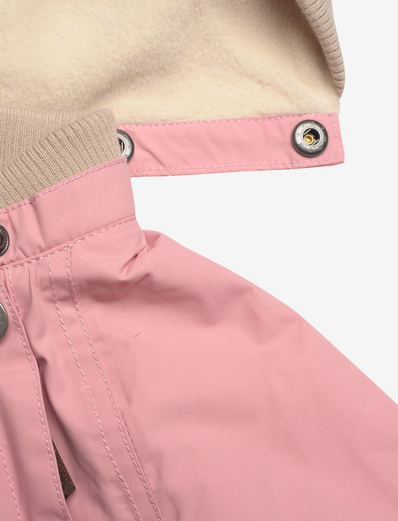 MINI A TURE - MATWISTO fleece lined spring coverall. GRS - softshelloveraller - rose tan - 3