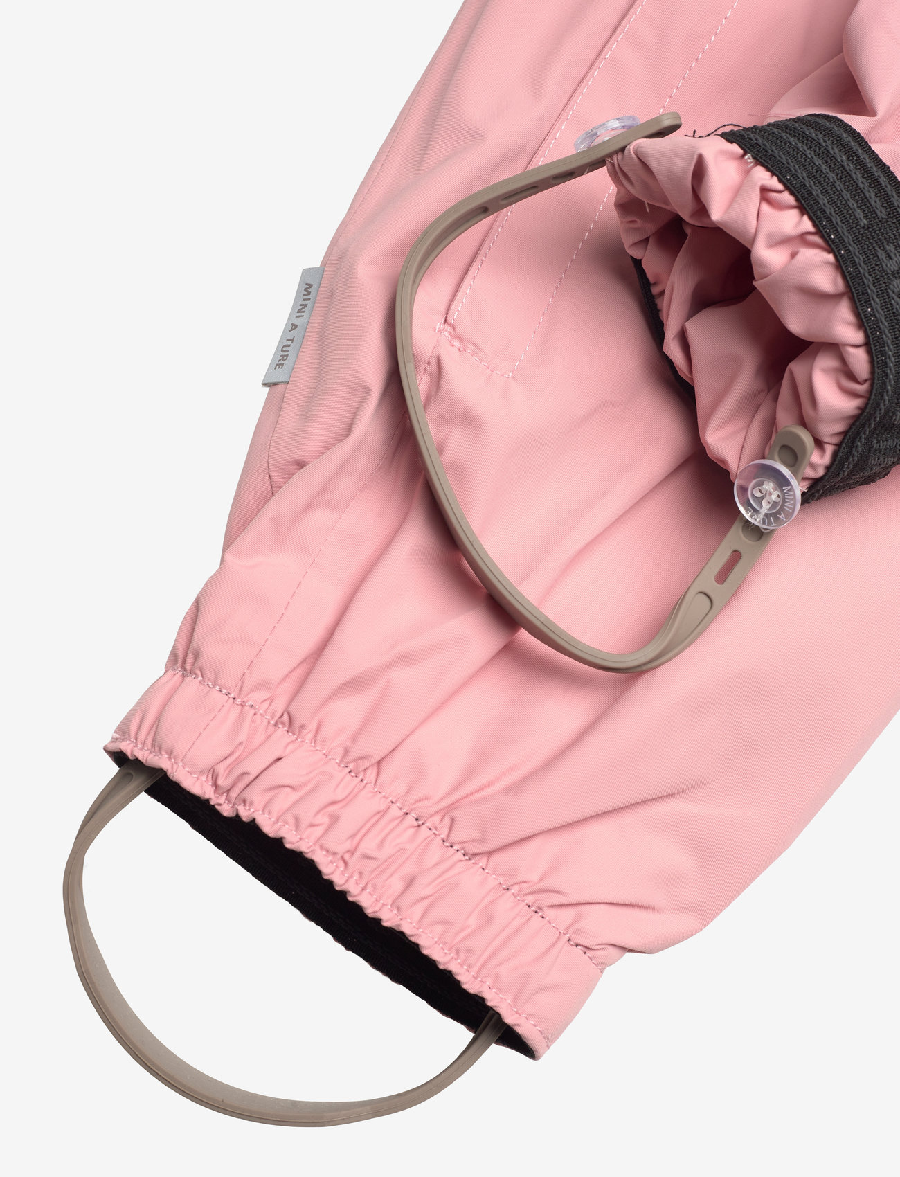 MINI A TURE - MATWISTO fleece lined spring coverall. GRS - softshelloveraller - rose tan - 5