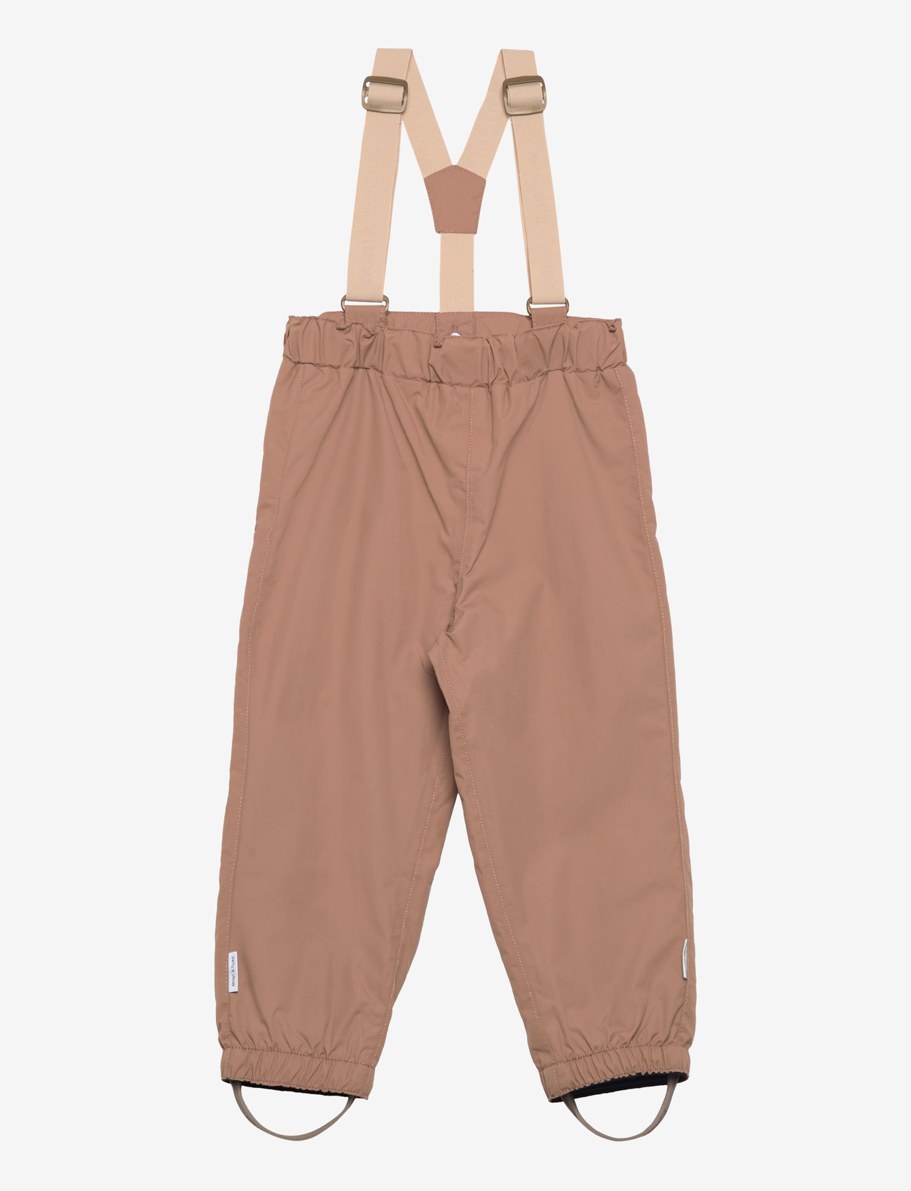 MINI A TURE - MATWILANS spring suspender pants. GRS - shell püksid - beaver brown - 0