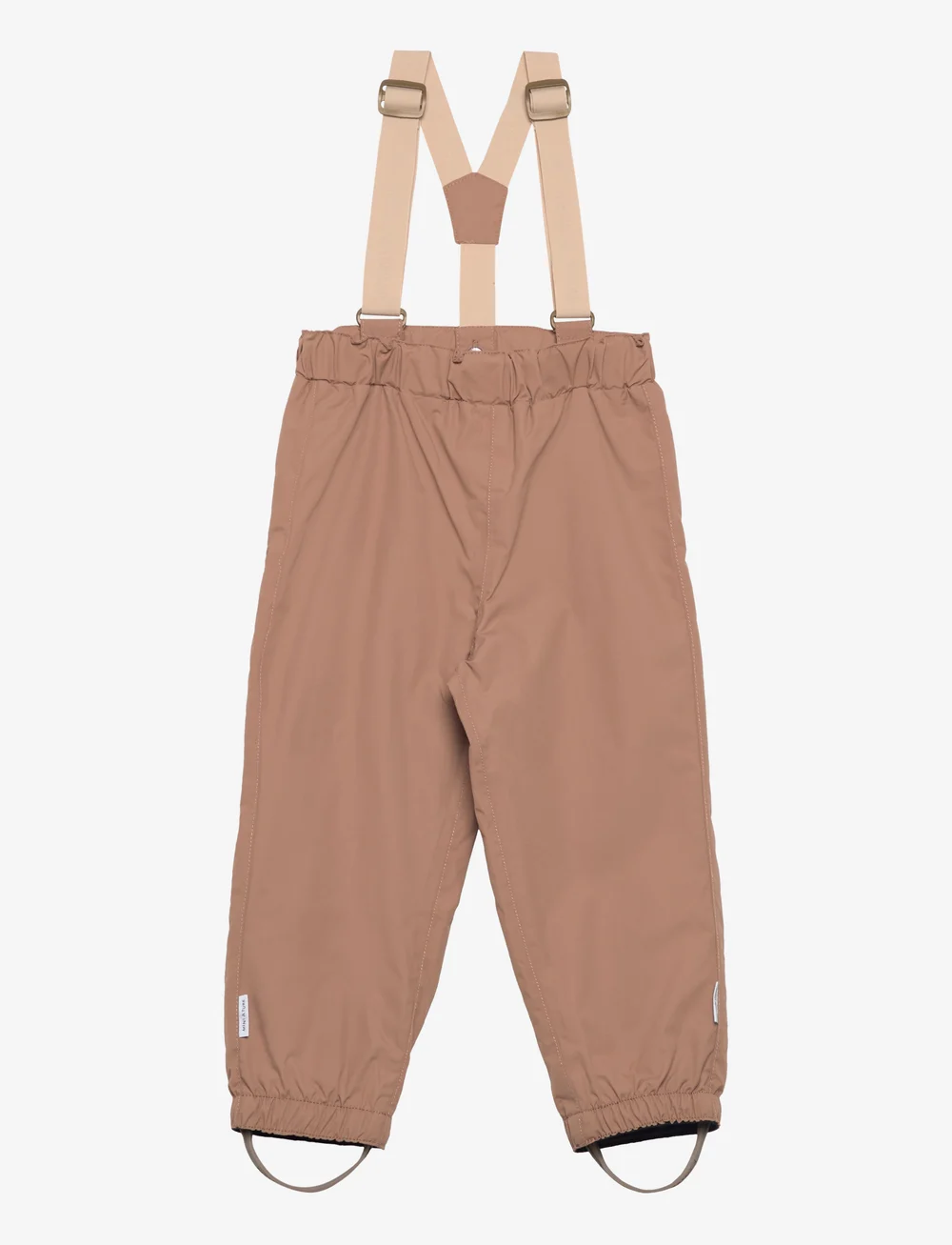 MINI A TURE - MATWILANS spring suspender pants. GRS - shell-hosen - beaver brown - 0