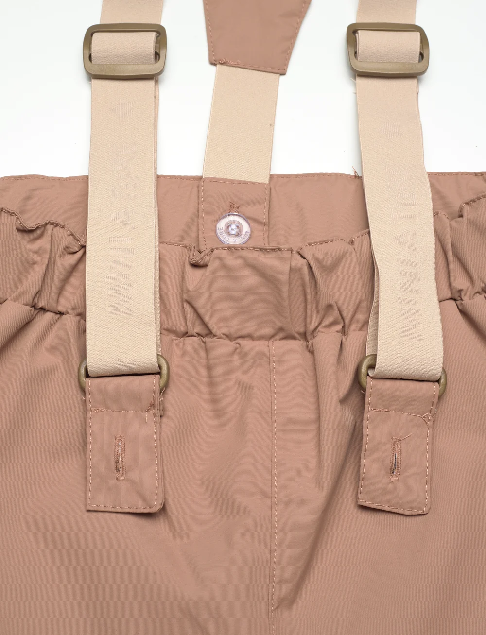 MINI A TURE - MATWILANS spring suspender pants. GRS - shell-hosen - beaver brown - 2