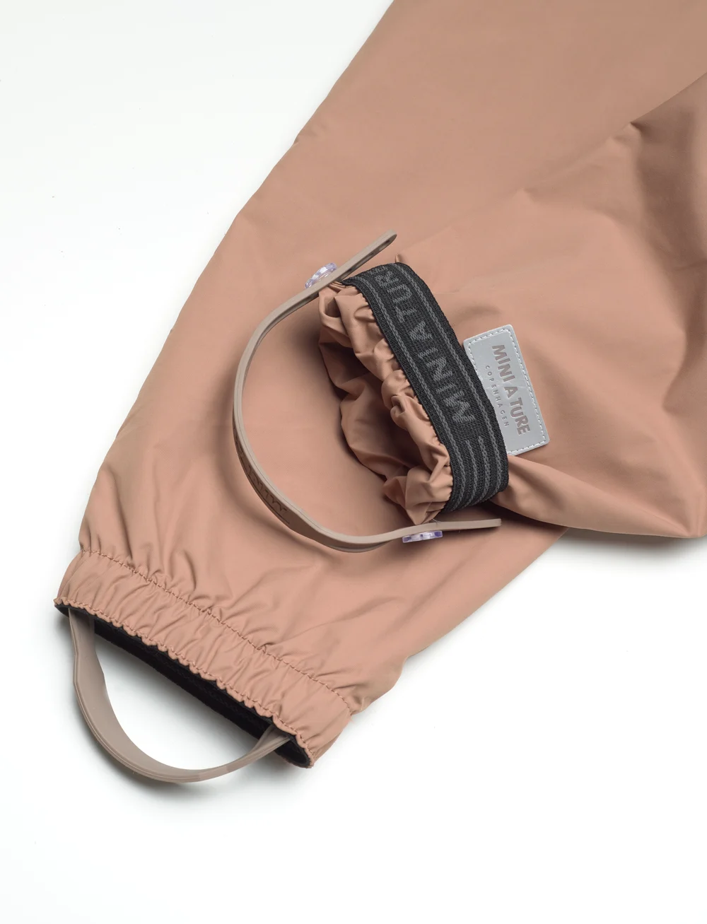 MINI A TURE - MATWILANS spring suspender pants. GRS - shell-hosen - beaver brown - 3