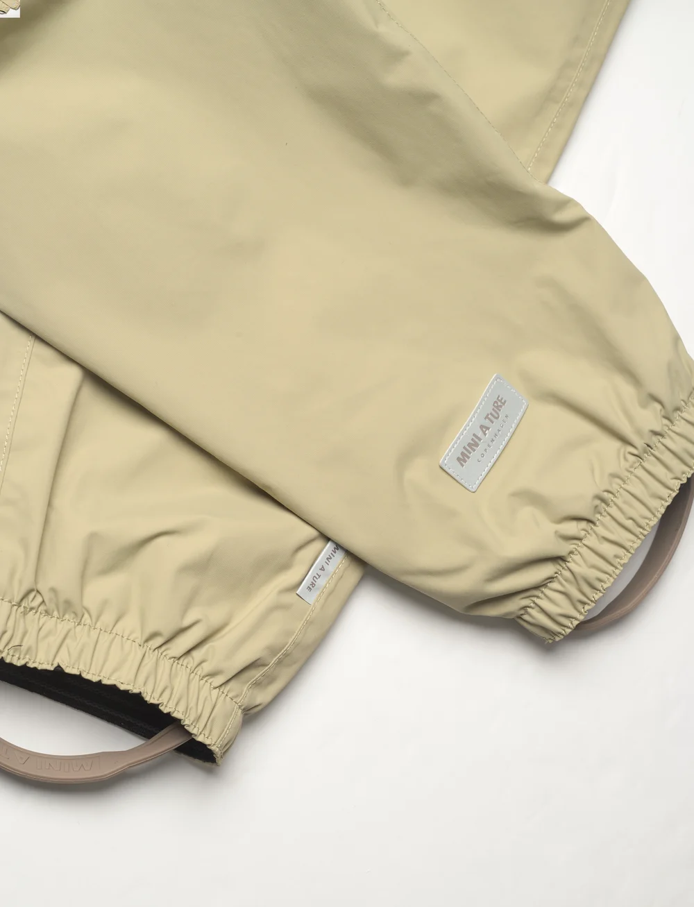 MINI A TURE - MATWILANS spring suspender pants. GRS - skalbukser - elm green - 4