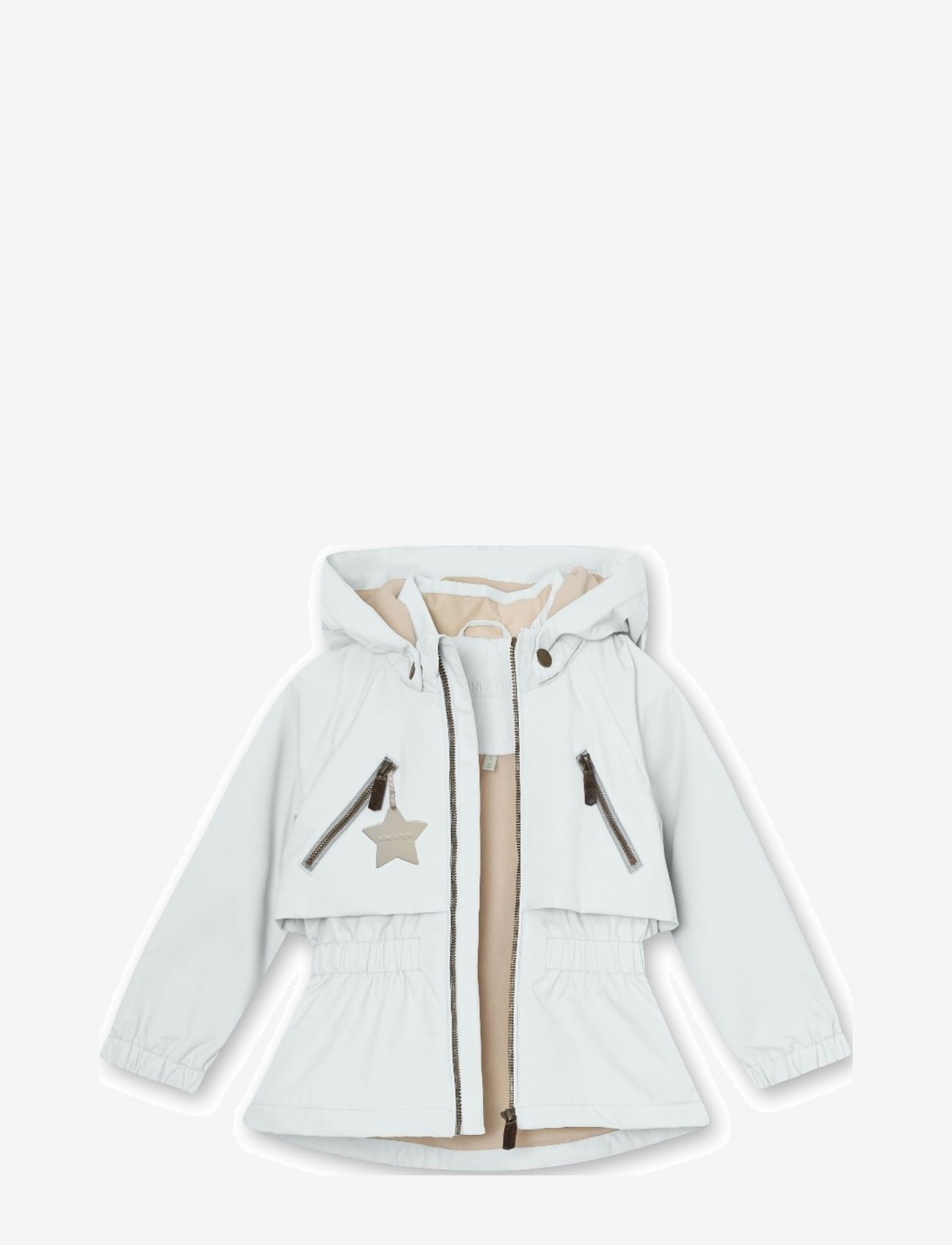 MINI A TURE - MATALGEA fleece lined spring jacket. GRS - lette jakker - blue metal - 2