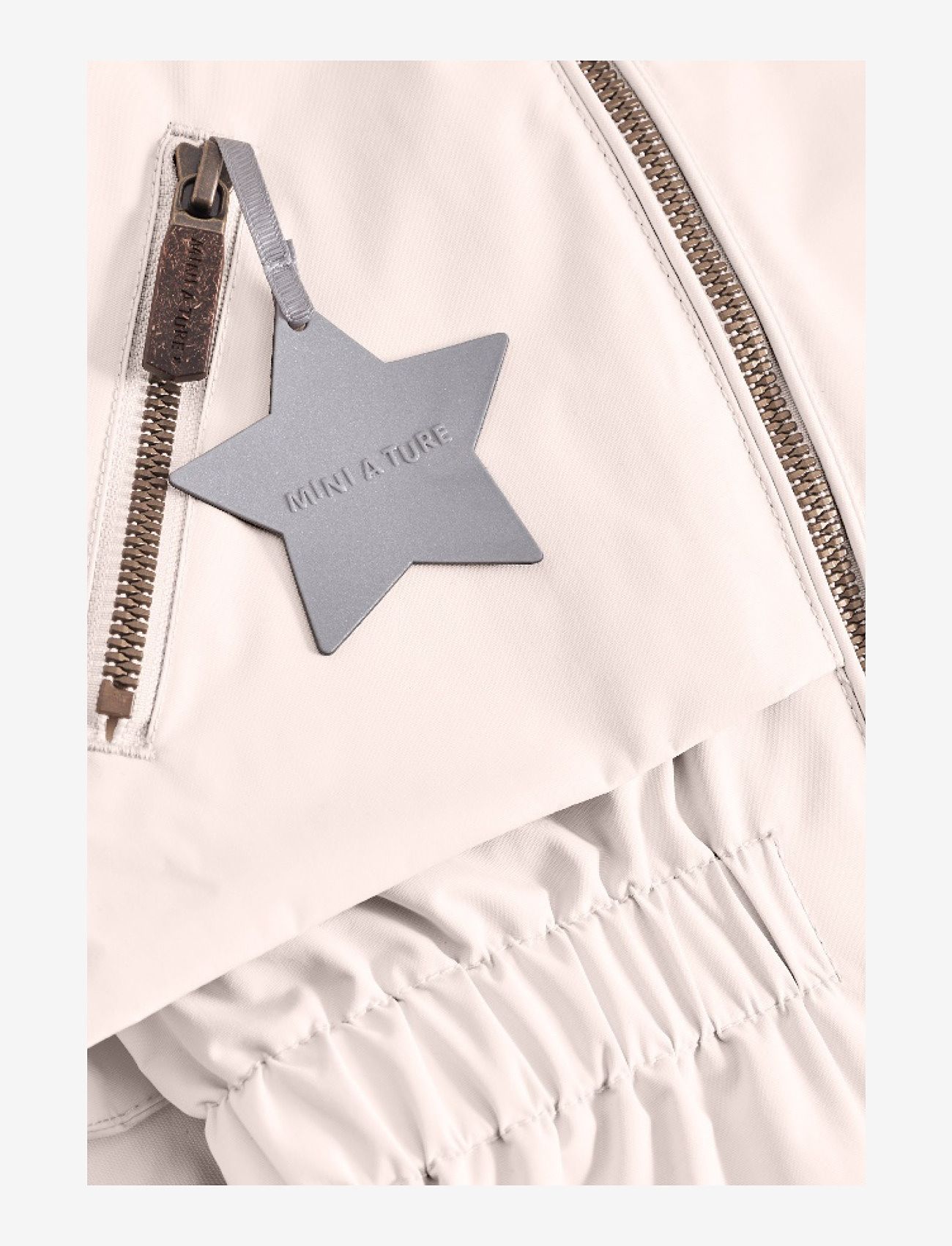 MINI A TURE - MATALGEA fleece lined spring jacket. GRS - lette jakker - silver peony - 2