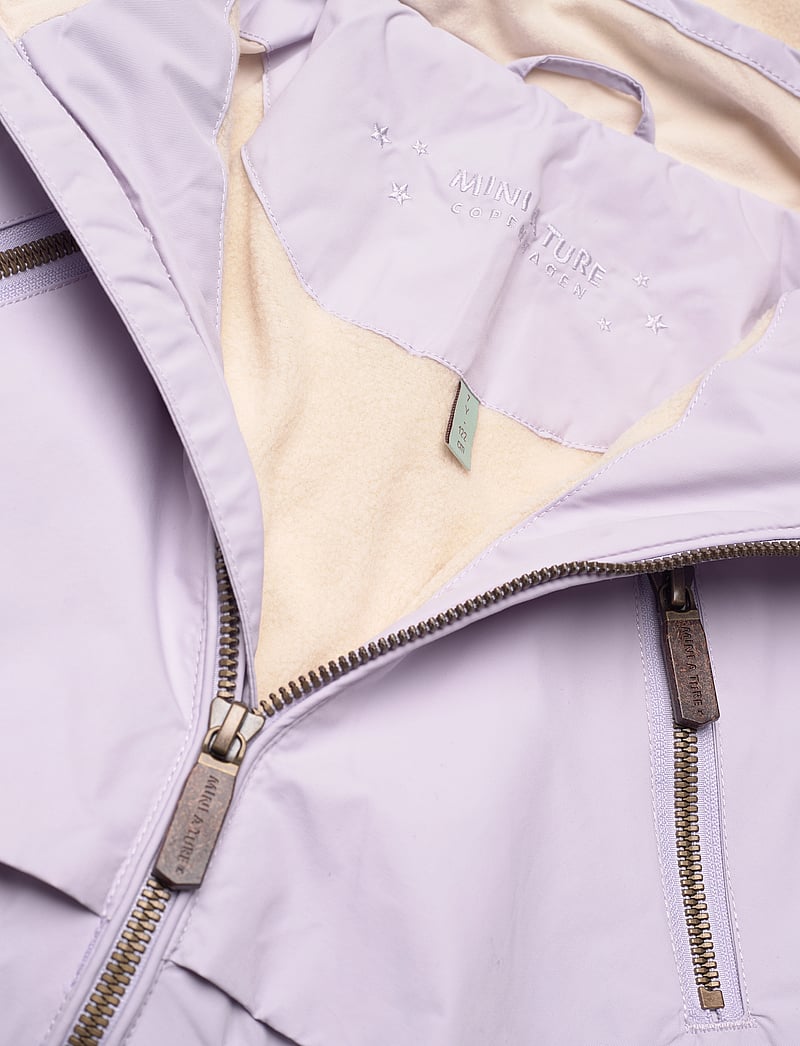 MINI A TURE - MATALGEA fleece lined spring jacket. GRS - lette jakker - thistle - 5