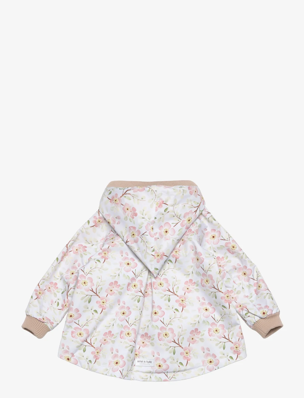 MINI A TURE - MATWIAMI fleece lined printed spring jacket. GRS - shell jakid - sakura spring - 2