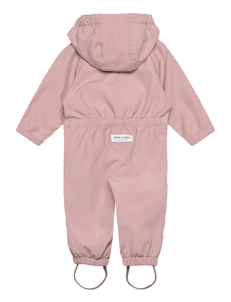 MINI A TURE - MATARNO spring softshell suit. GRS - softshell coveralls - cloudy rose - 1