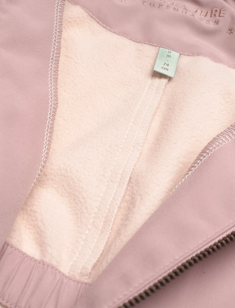 MINI A TURE - MATARNO spring softshell suit. GRS - softshell coveralls - cloudy rose - 4