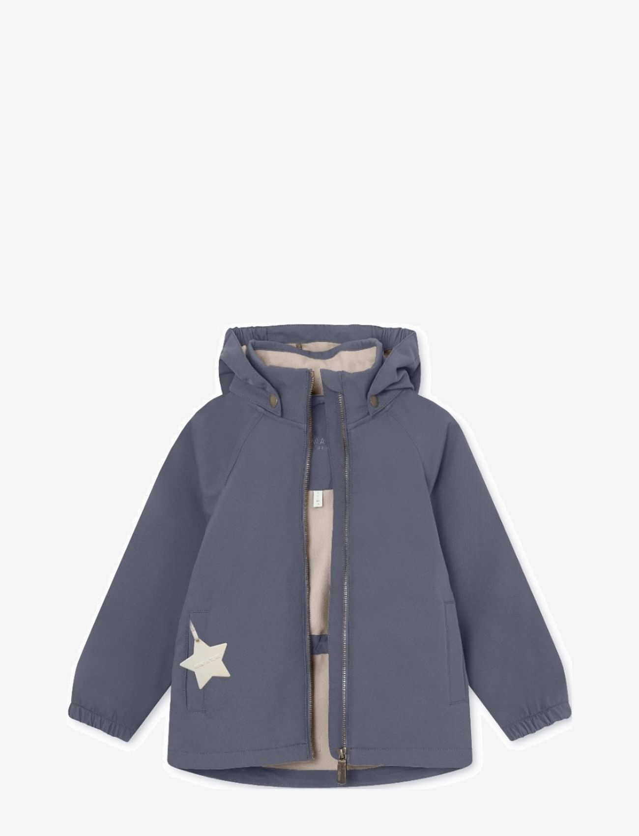 MINI A TURE - MATADEN spring softshell jacket. GRS - ombre blue - 1