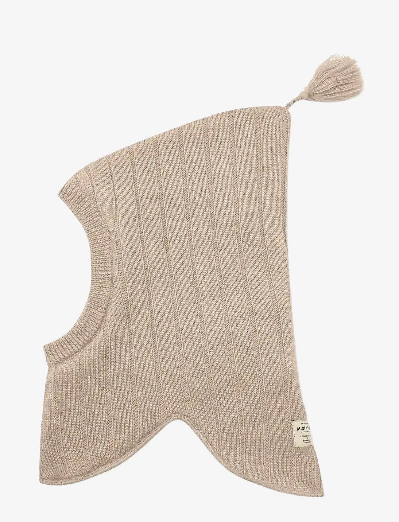 MINI A TURE - MATJUEL fleece lined hood. RWS - vinter tilbehør - savannah tan - 0