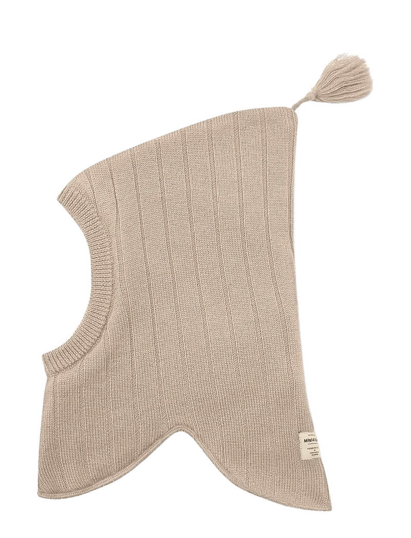 MINI A TURE - MATJUEL fleece lined hood. RWS - talveaksessuaarid - savannah tan - 0