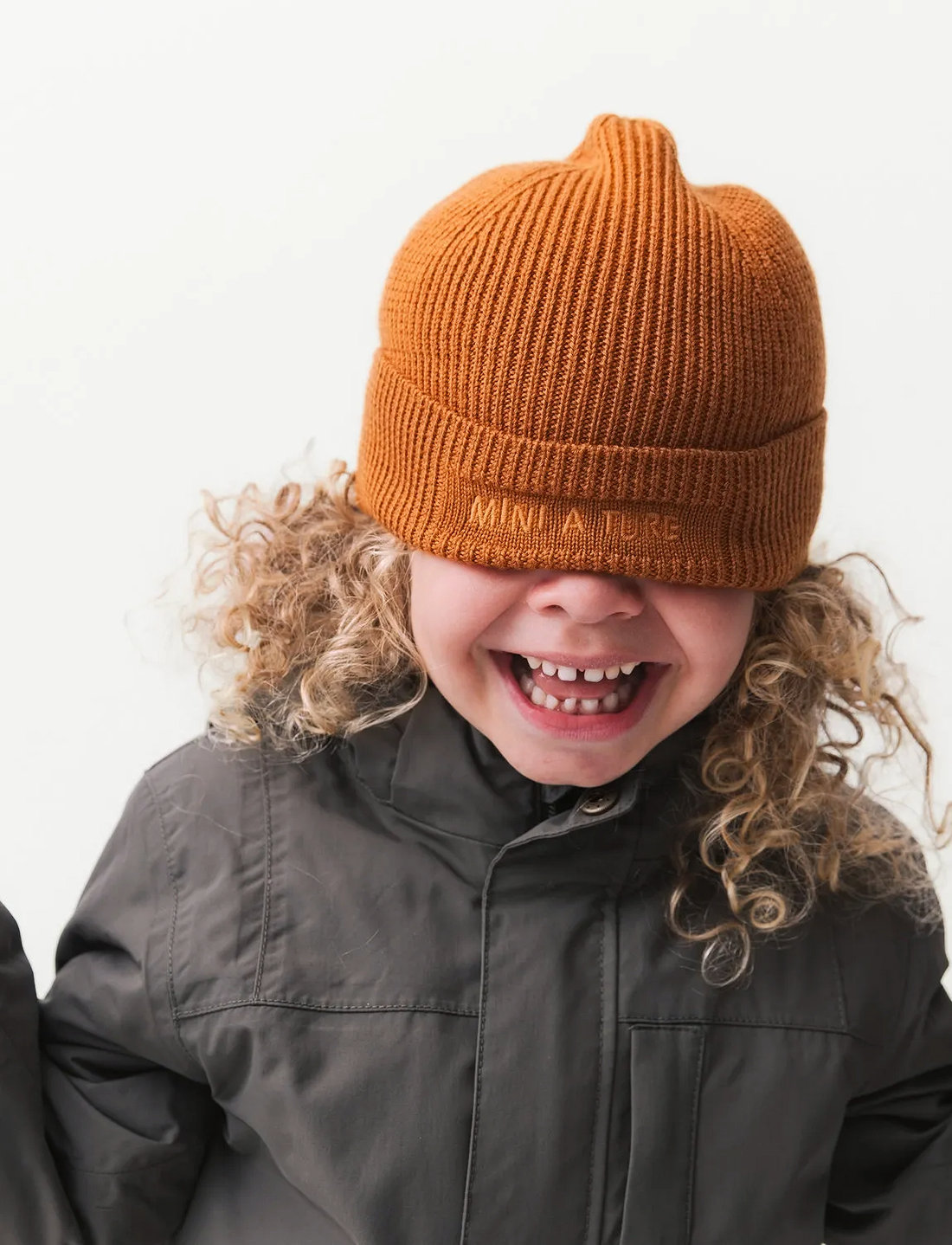 MINI A TURE - MATBOJE beanie. RWS - „beanie" tipo kepurės - leather brown - 0