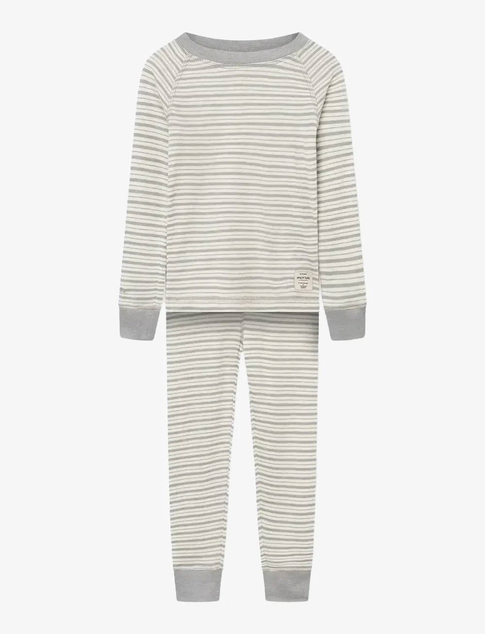 MINI A TURE - MATBELA set - set med långärmad t-shirt - quarry stripes - 0